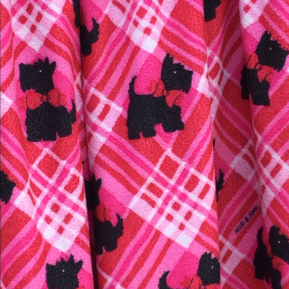 🐩 Nick & Nora SCOTTY DOGS Fleece PANTS 10/12